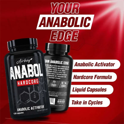 Anabol Hardcore Supplement - Helps Build Lean, Firm, High-Quality Muscle,Promoting Muscle Growth,Recovery & Strength Enhancement