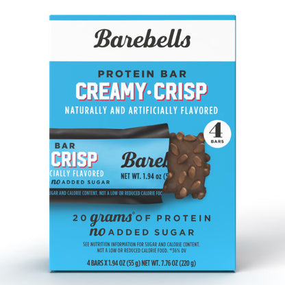 Protein Bars, Creamy Crisp, 20G High Protein, 1.9Oz, 4 Count