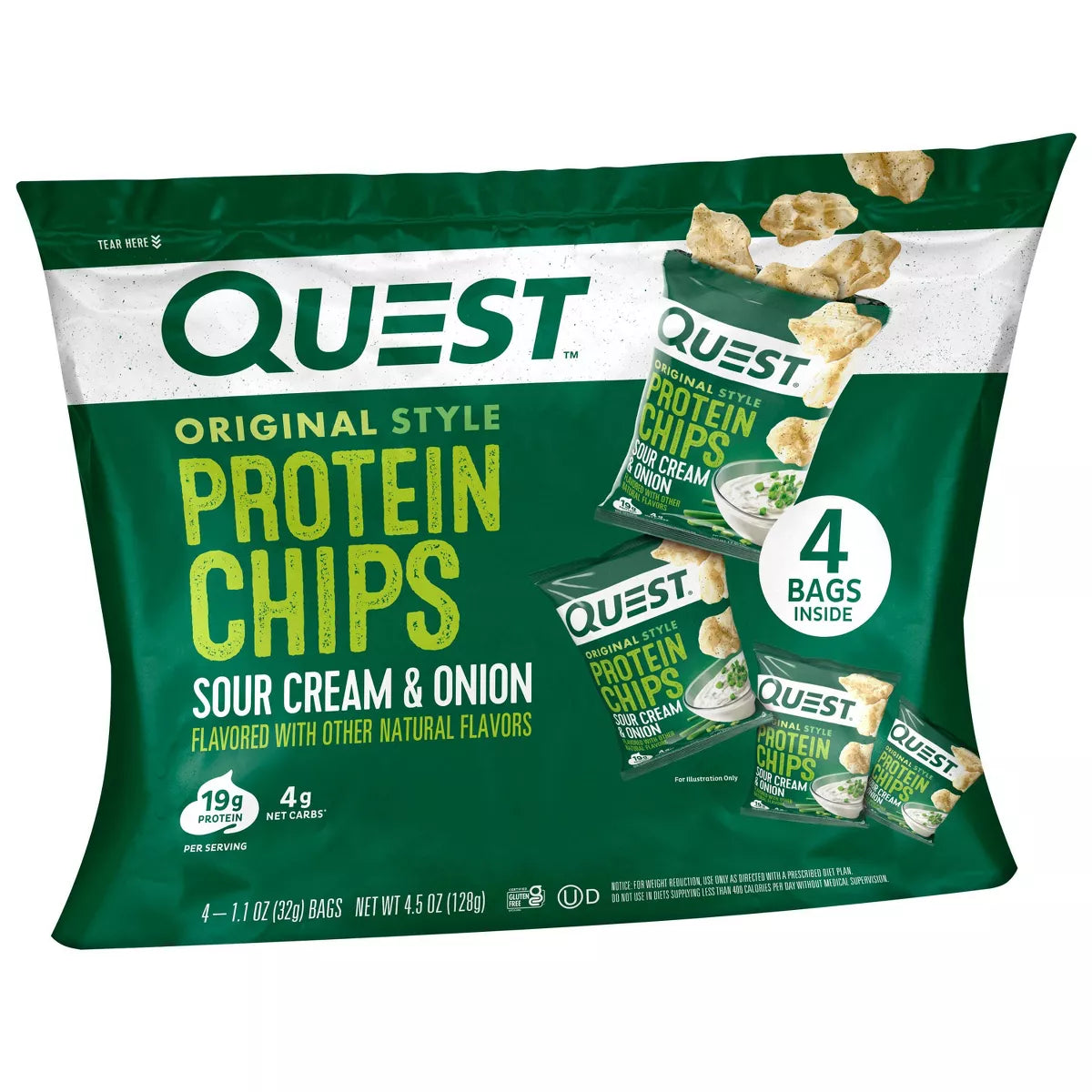 Quest Nutrition Protein Chips - Sour Cream & Onion