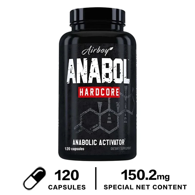Anabol Hardcore Supplement - Helps Build Lean, Firm, High-Quality Muscle,Promoting Muscle Growth,Recovery & Strength Enhancement