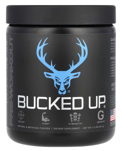 Bucked Up Pre-Workout - Energy, Performance & Focus - 30 Servings