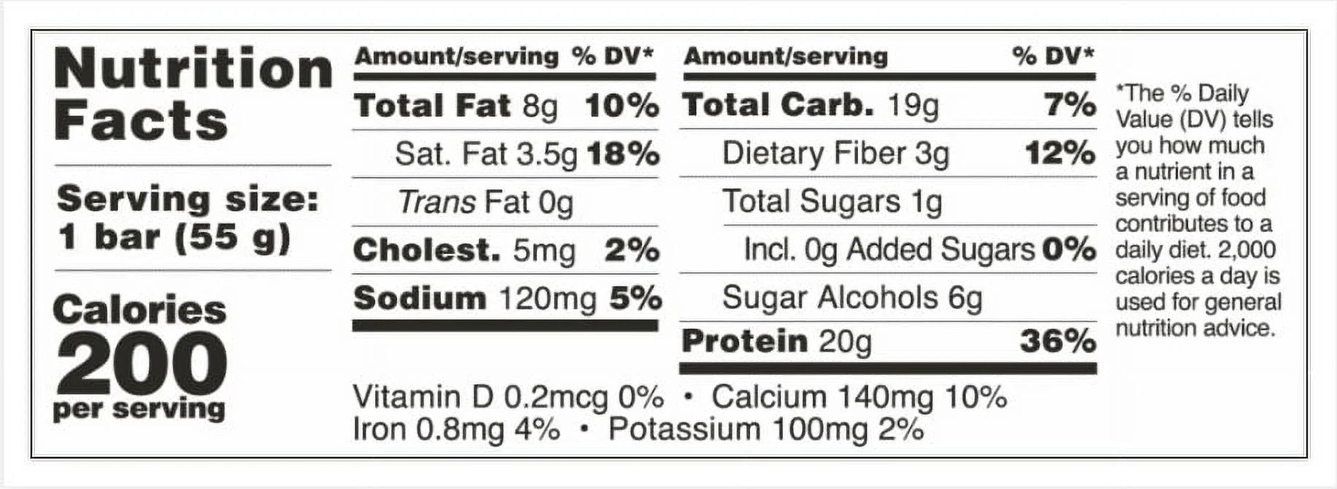 Protein Bars, Creamy Crisp, 20G High Protein, 1.9Oz, 4 Count