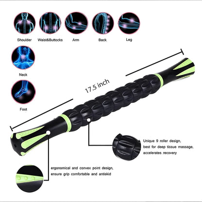 Body Massage Sticks Muscle Roller Athletes Muscle Roller Stick for Relief Muscle Soreness Cramping Tightness anti Cellulite