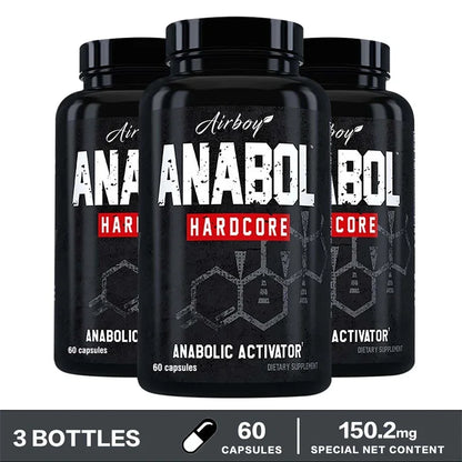 Anabol Hardcore Supplement - Helps Build Lean, Firm, High-Quality Muscle,Promoting Muscle Growth,Recovery & Strength Enhancement