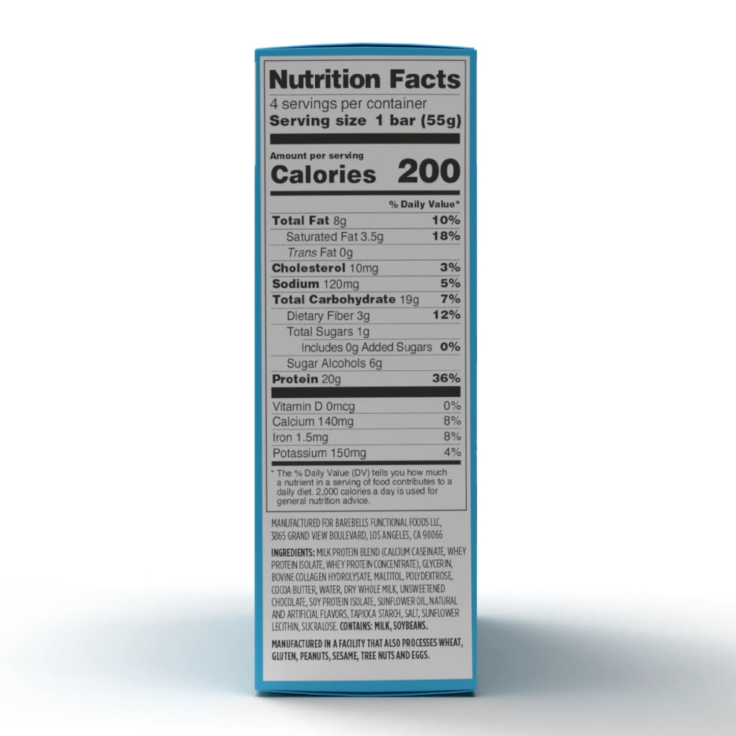 Protein Bars, Creamy Crisp, 20G High Protein, 1.9Oz, 4 Count