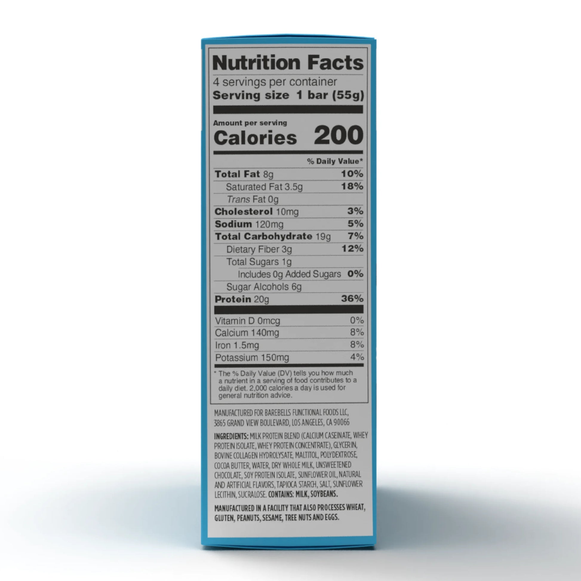 Protein Bars, Creamy Crisp, 20G High Protein, 1.9Oz, 4 Count