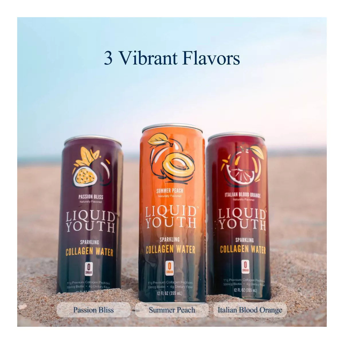 Liquid Youth Passion Bliss Flavored Water - 12 Fl Oz
