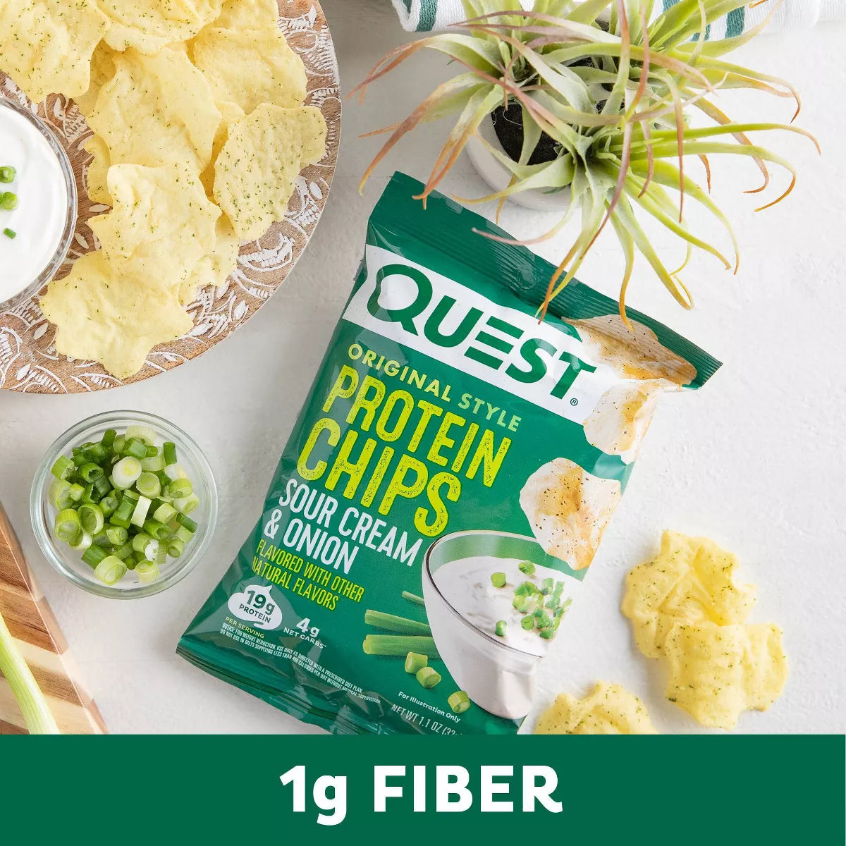 Quest Nutrition Protein Chips - Sour Cream & Onion