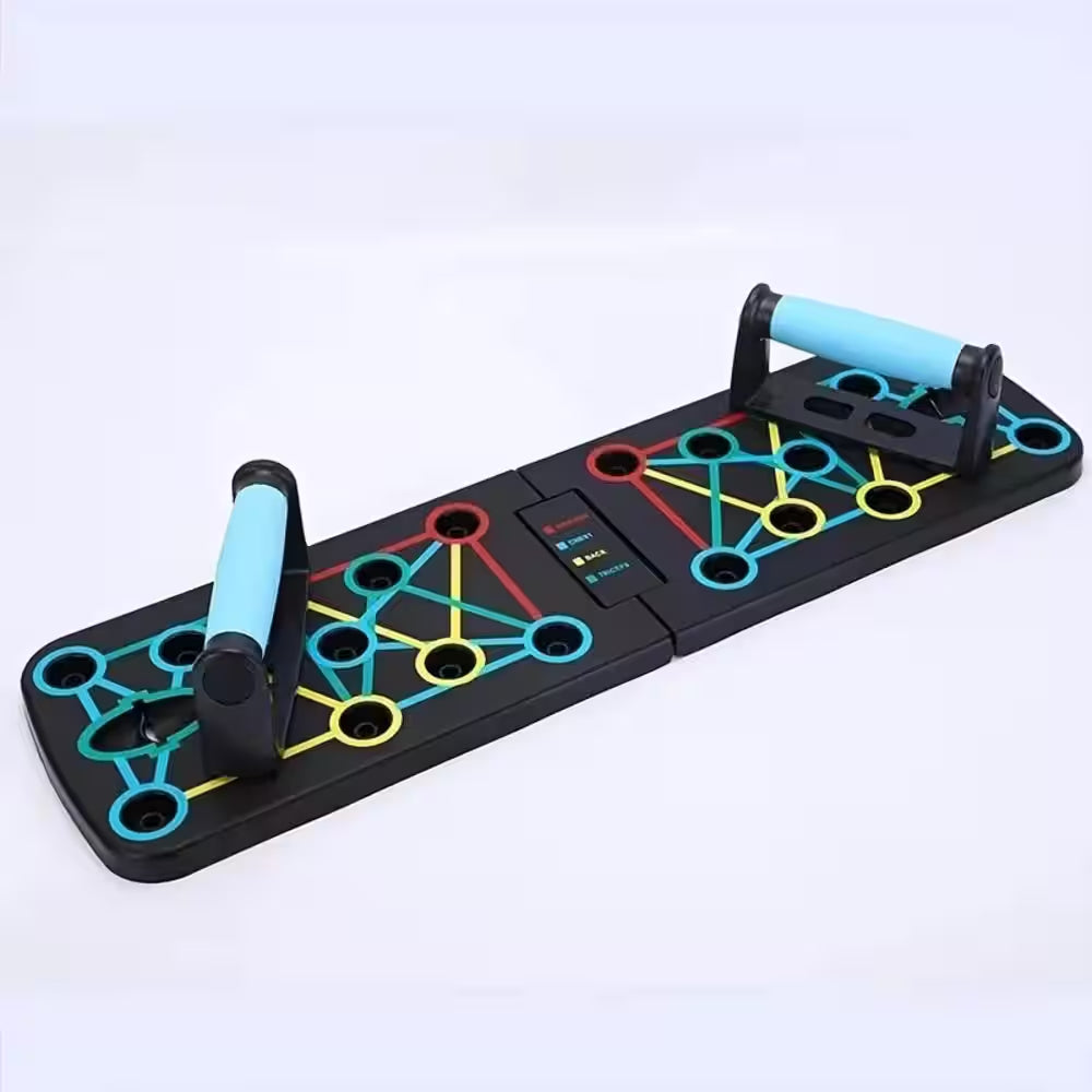 Multi-Functional Detachable Push up Board in Black, Home Workout Accessories