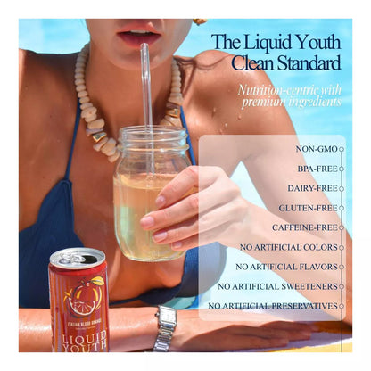 Liquid Youth Passion Bliss Flavored Water - 12 Fl Oz