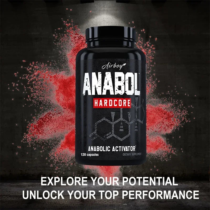 Anabol Hardcore Supplement - Helps Build Lean, Firm, High-Quality Muscle,Promoting Muscle Growth,Recovery & Strength Enhancement