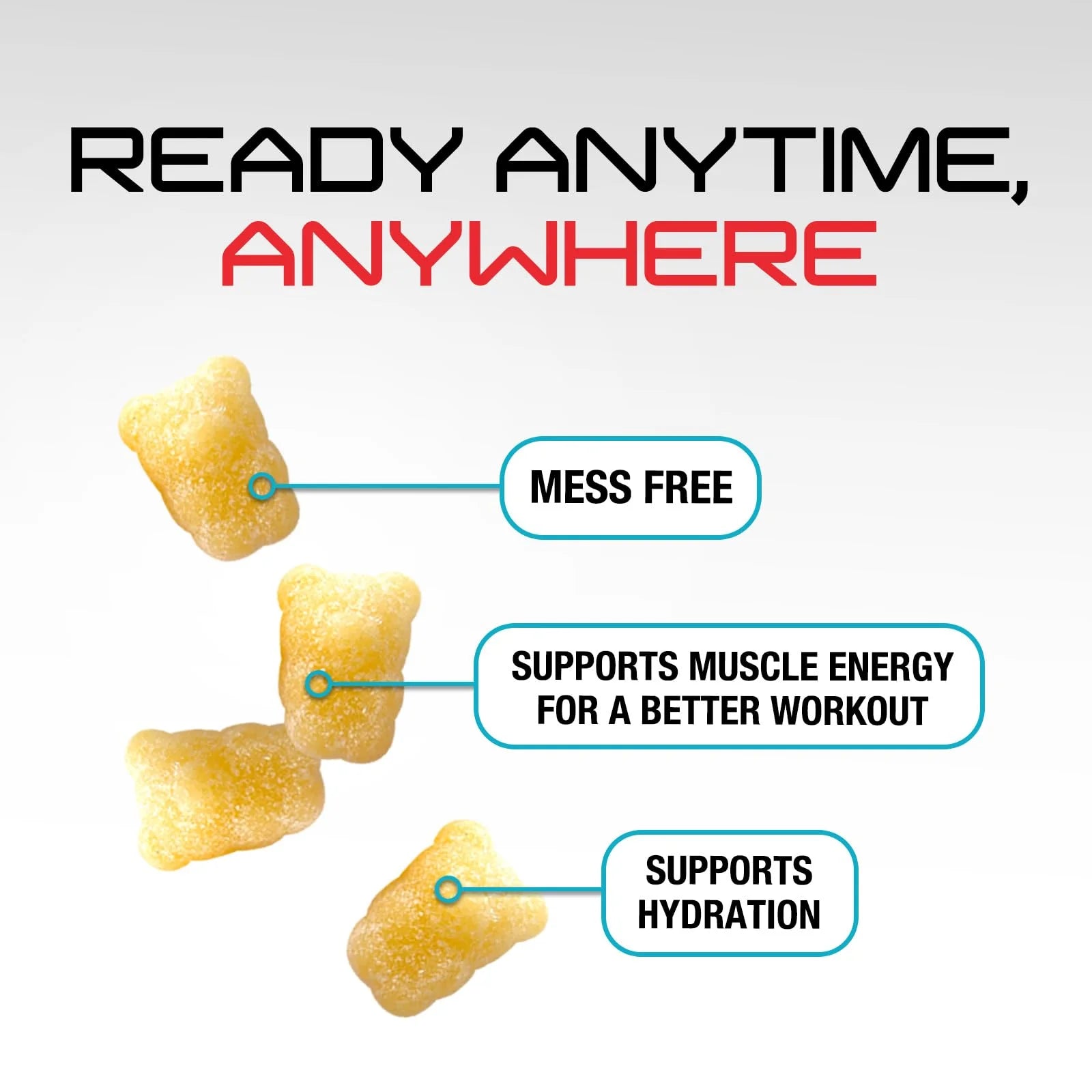 Creatine Monohydrate Gummies 2000Mg - Best Micronized, Sugar Free Creatine Chewables for Men & Women - Supports Lean Muscle, Strength, Energy, & Endurance - Non-Gmo, Gluten Free - 60 Lemon Gummies