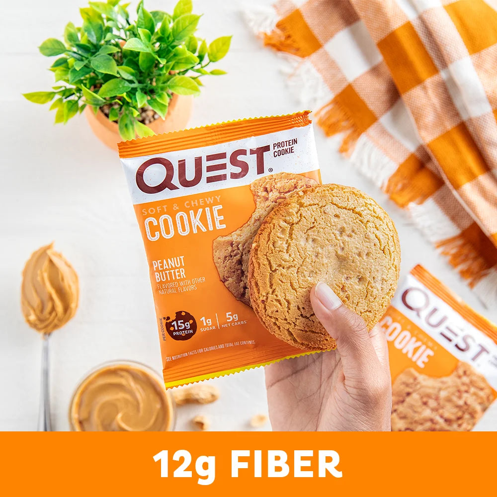 Quest Peanut Butter Protein Cookie, 15G Protein, 1 Count