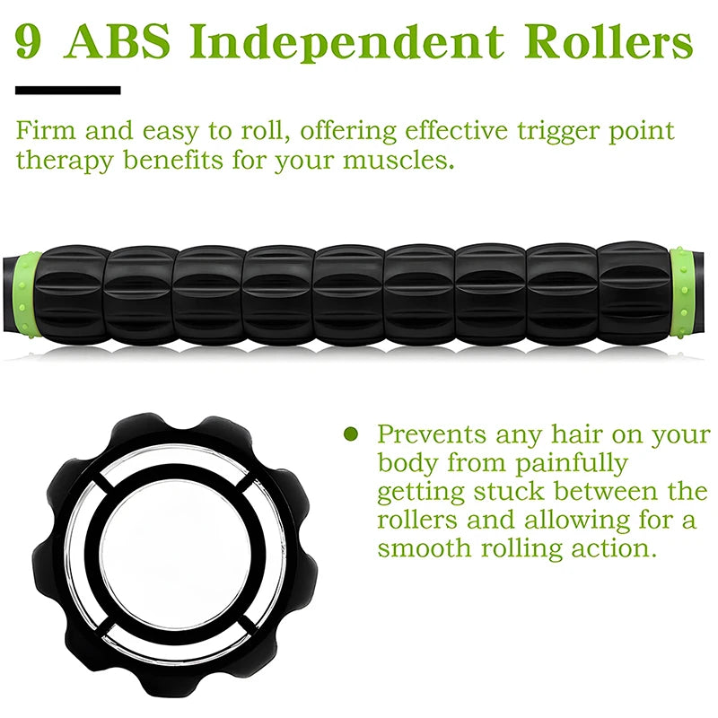 Body Massage Sticks Muscle Roller Athletes Muscle Roller Stick for Relief Muscle Soreness Cramping Tightness anti Cellulite