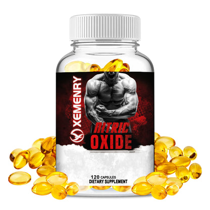 Nitric Oxide Supplement - Calcium, L-Arginine - Men'S Health Supplement -120 Capsules
