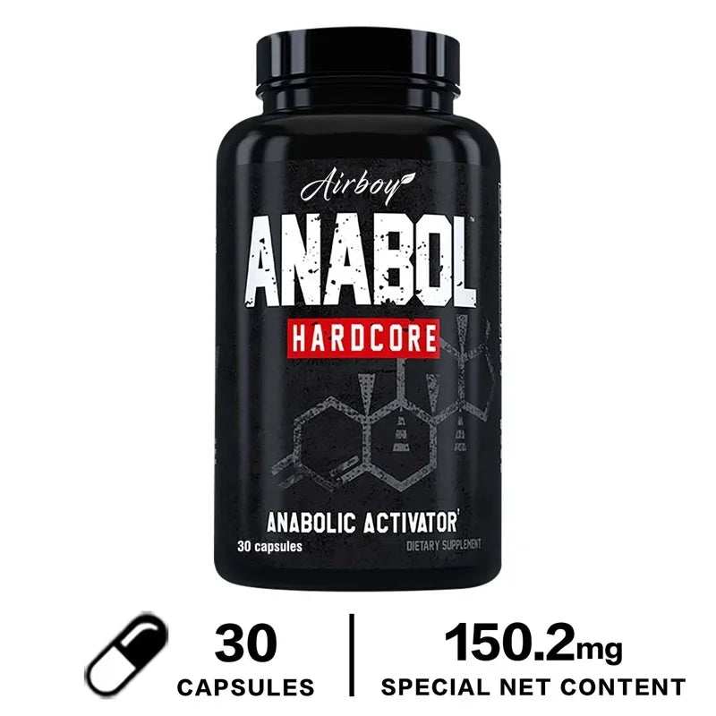 Anabol Hardcore Supplement - Helps Build Lean, Firm, High-Quality Muscle,Promoting Muscle Growth,Recovery & Strength Enhancement