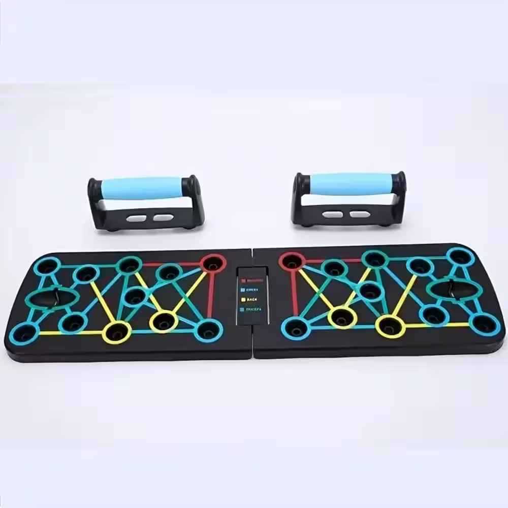 Multi-Functional Detachable Push up Board in Black, Home Workout Accessories