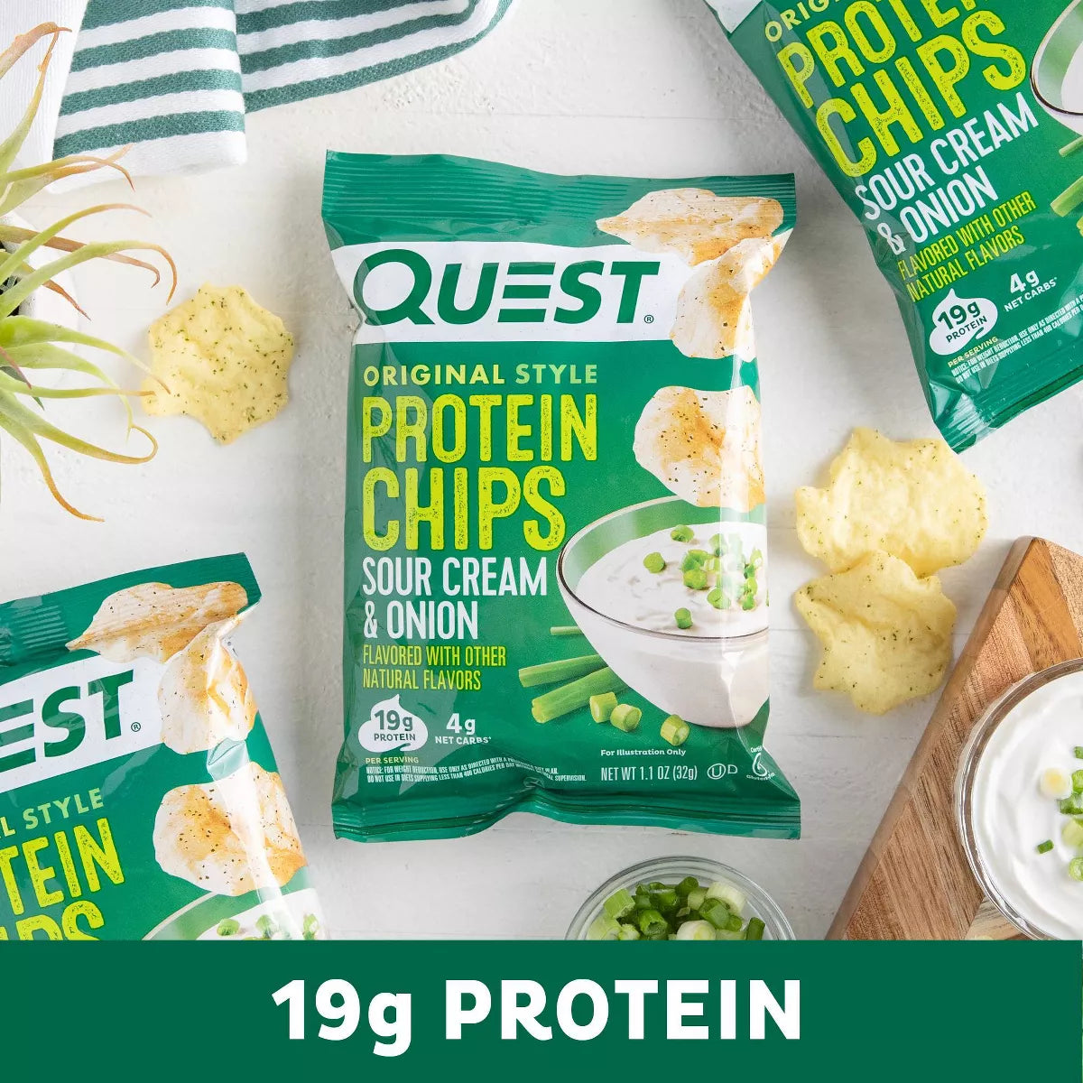 Quest Nutrition Protein Chips - Sour Cream & Onion