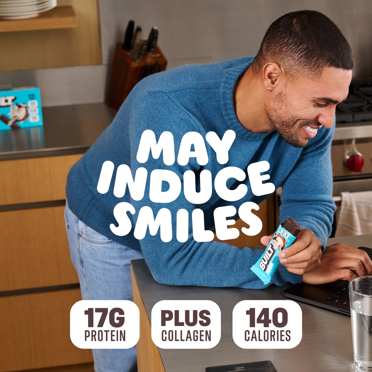 Puff Protein Snack Bars, 17G Protein, Coconut Puff, Gluten Free - 12 Pack